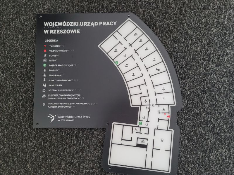 Dotykowy plan informacyjny Dotykowy plan informacyjny